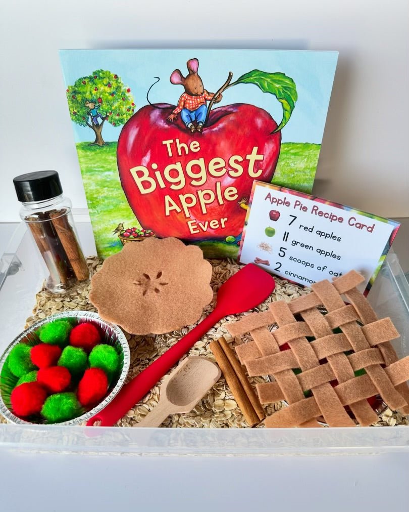 Apple Pie Sensory Box - Curious Kids Lab