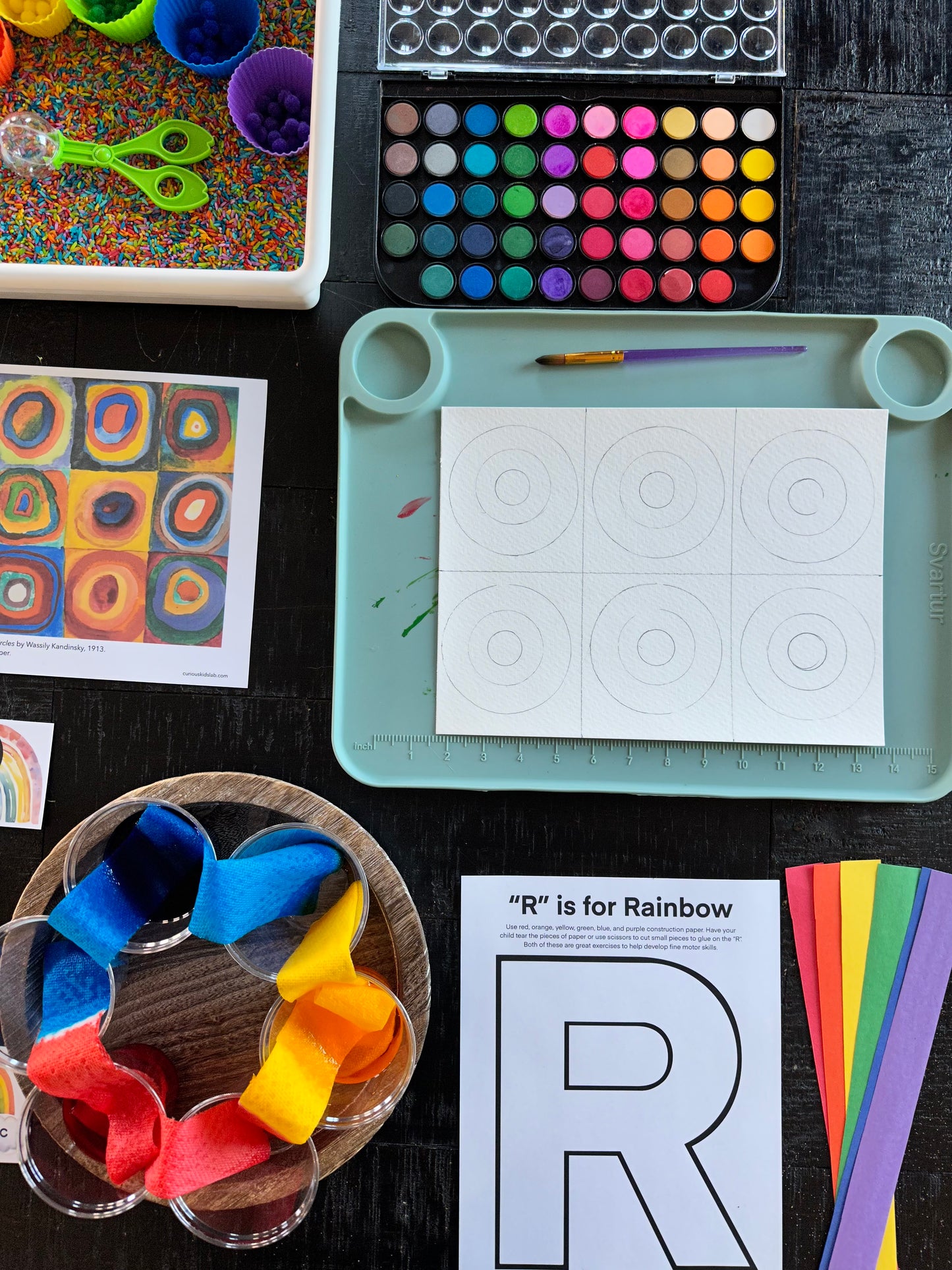 Rainbow Learning Unit for Preschoolers Instant Download