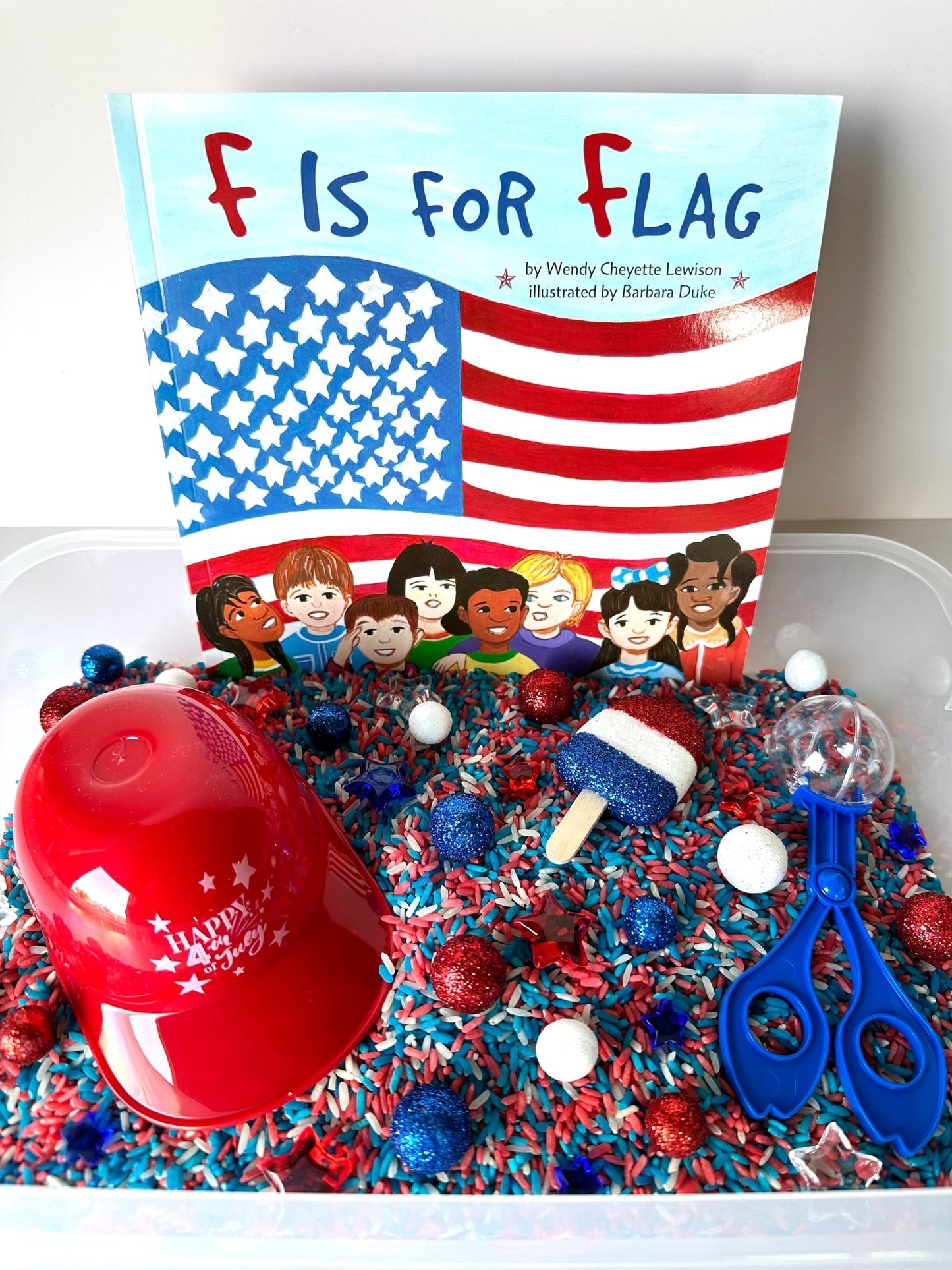 4th of July Sensory Box - Curious Kids Lab