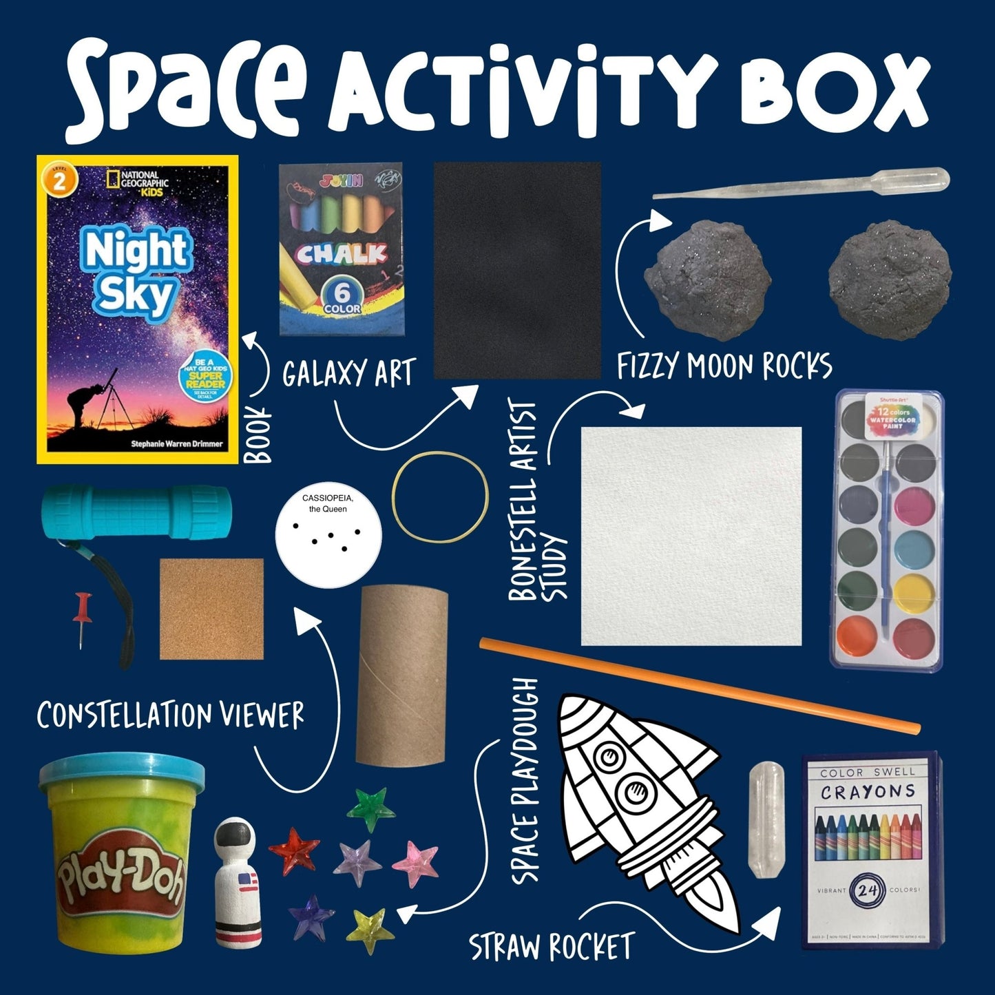 Space Activity Box - Curious Kids Lab