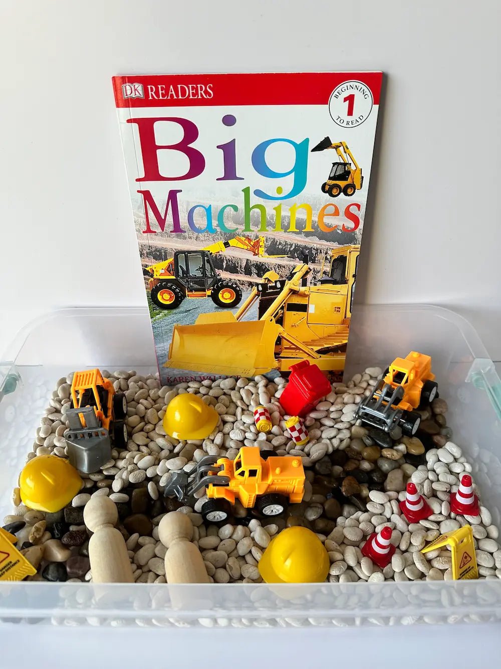 Construction Sensory Box - Curious Kids Lab