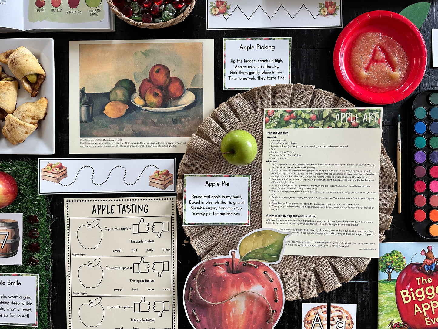 Apple Preschool Curriculum - Instant Download