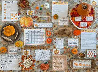 Pumpkin Preschool Curriculum - Instant Download