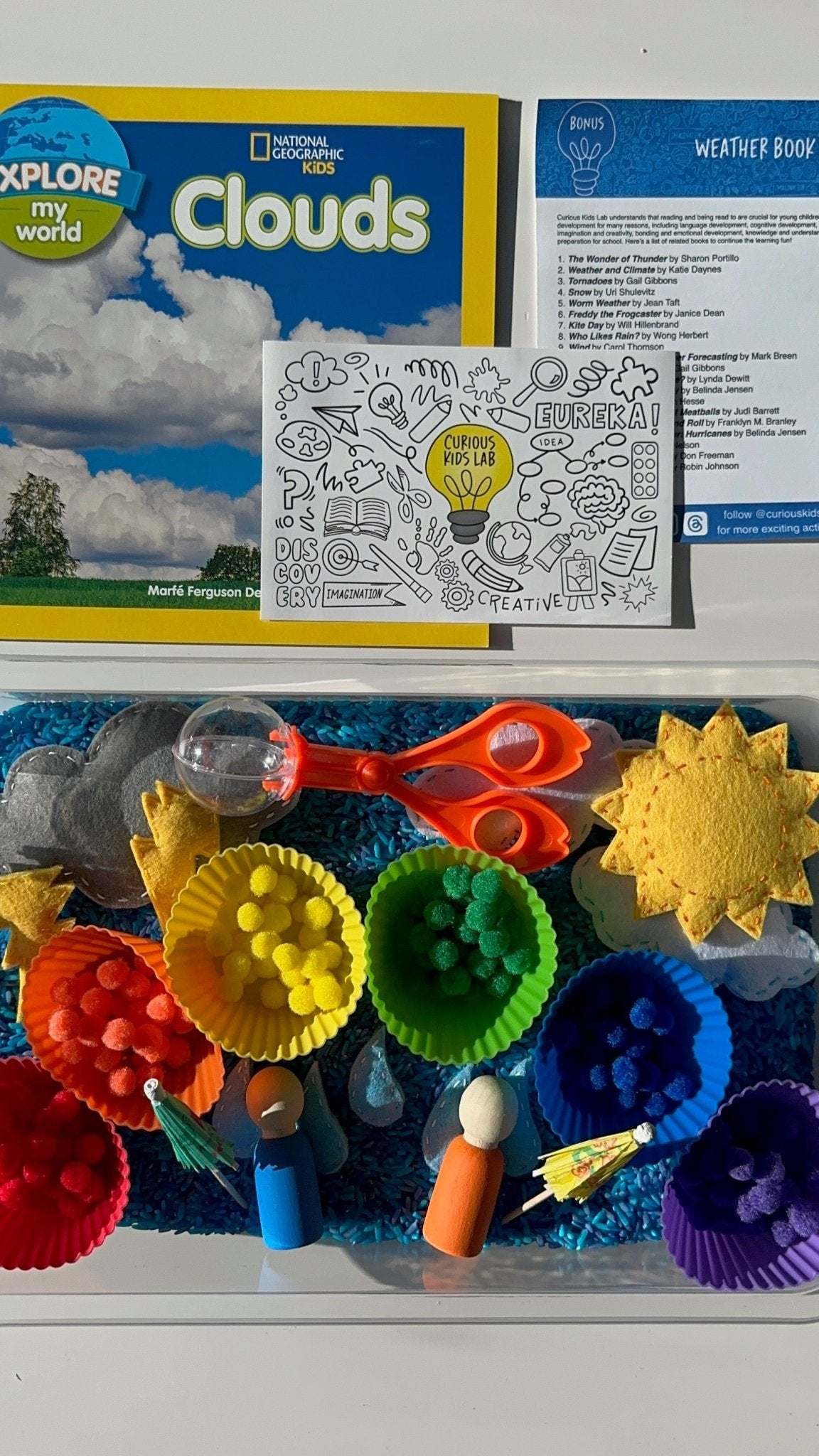 Weather Sensory Box - Curious Kids Lab