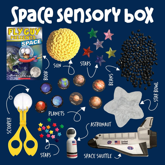 Space Sensory Box - Curious Kids Lab