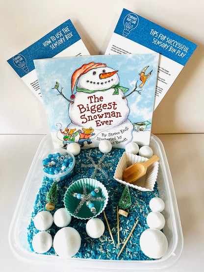 Snowman Sensory Box - Curious Kids Lab