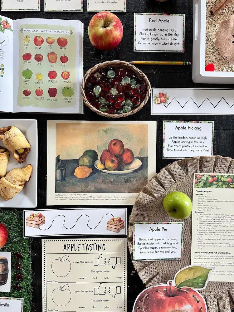 Apple Preschool Curriculum - Instant Download - Curious Kids Lab