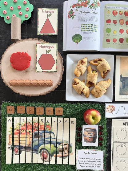 Apple Preschool Curriculum - Instant Download - Curious Kids Lab