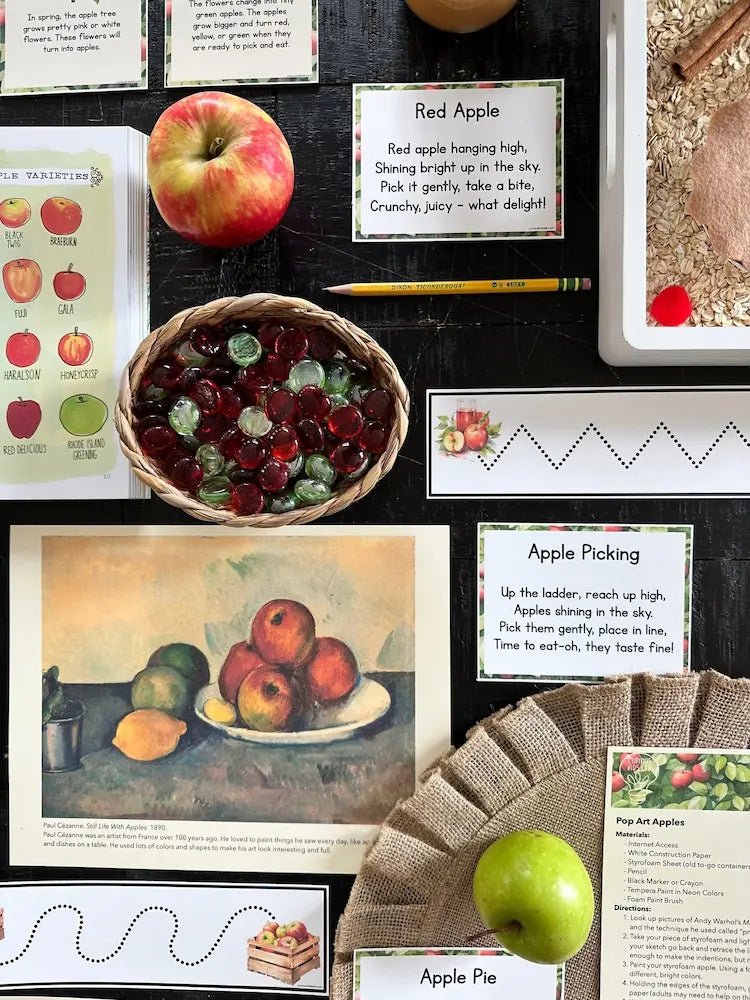 Apple Preschool Curriculum - Instant Download - Curious Kids Lab