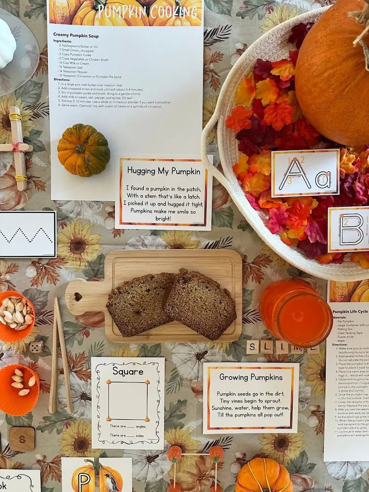 Pumpkin Preschool Curriculum - Instant Download - Curious Kids Lab