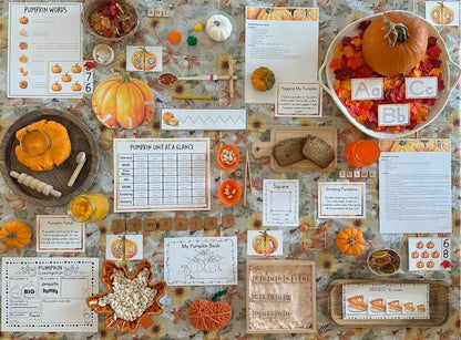 Pumpkin Preschool Curriculum - Instant Download - Curious Kids Lab