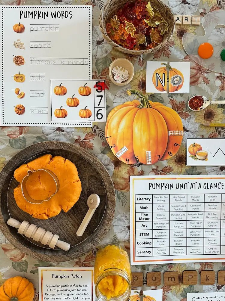 Pumpkin Preschool Curriculum - Instant Download - Curious Kids Lab