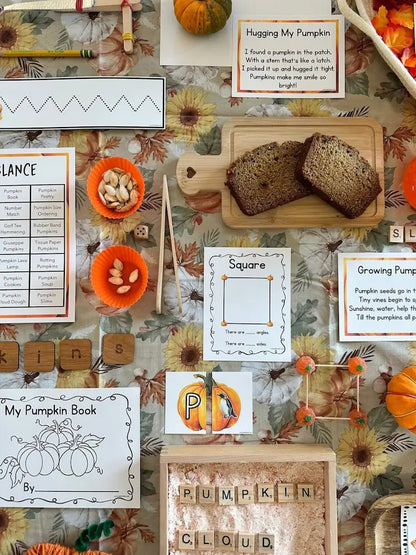 Pumpkin Preschool Curriculum - Instant Download - Curious Kids Lab