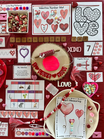 Valentines Day Preschool Curriculum - Instant Download - Curious Kids Lab
