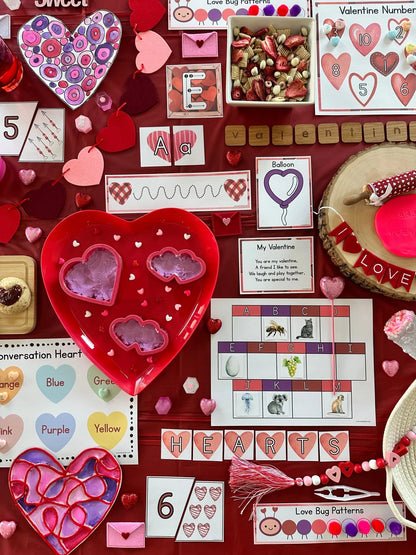 Valentines Day Preschool Curriculum - Instant Download - Curious Kids Lab